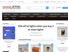 Tablet Screenshot of miniland.ca
